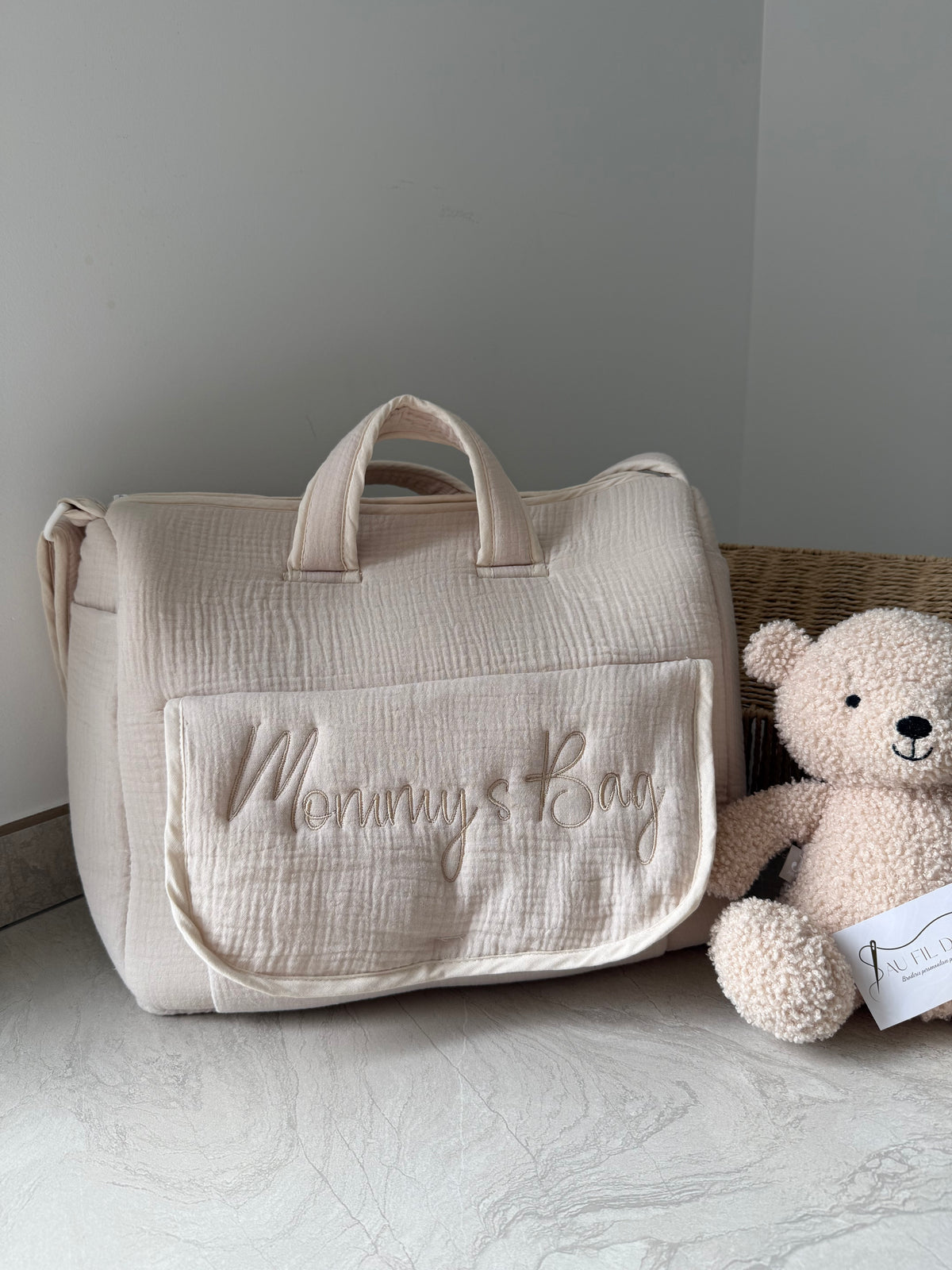 Sac à langer en gaze de coton