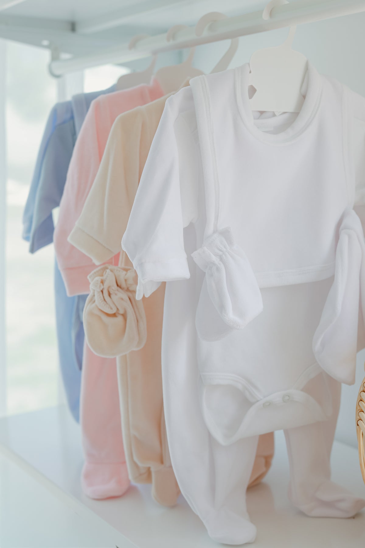 Ensemble de naissance en velours 5 pièces